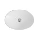 490*350*95mm Bathroom Oval Above Counter Gloss White Ceramic Wash Vessel Basin 490*350*95mm Bathroom Oval Above Counter Gloss White Ceramic Wash Vessel Basin